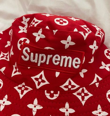 Red Graphic Supreme Fisherman Bucket Hat Vintage Hat Unisex - $35 - From  Blazing