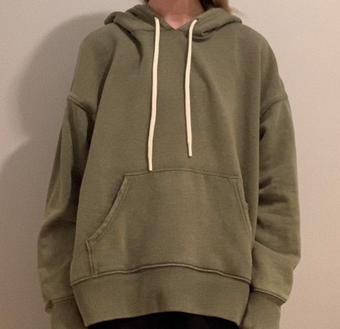 Aerie Green Weekend Oversized Hoodie 