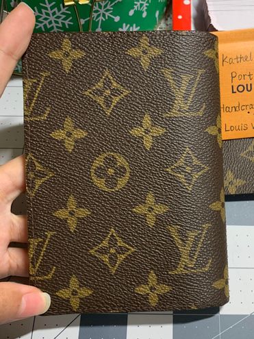 Passport cover cloth purse Louis Vuitton Brown in Cloth - 33036331