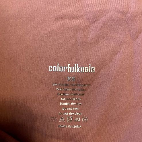 Colorfulkoala 28'' Leggings High Waisted Mauve Pink Buttery Soft