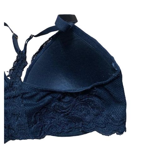 Natori feathers front close t-back black bra size 36D - $27 - From