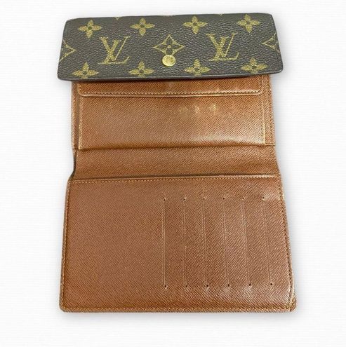 Louis Vuitton Brown Tresor Porte Etui Papiers Damier Wallet