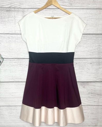 kate spade new york fiorella ponte short-sleeve day dress