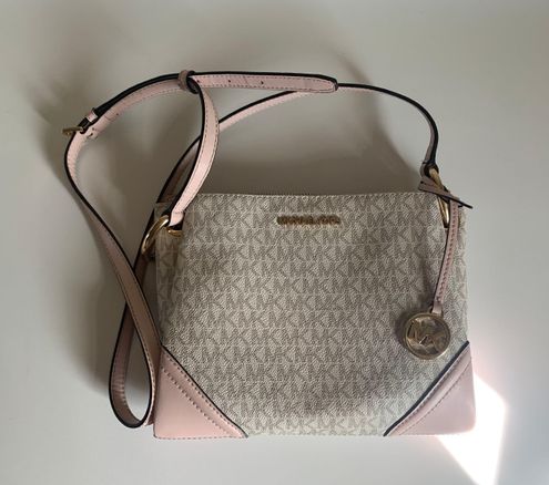 Michael Kors Nicole Triple Compartment Crossbody Bag in Metallic