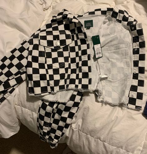 Wild fable checkerboard jacket 2025