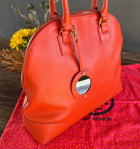 Tory Burch ROBINSON DOME SATCHEL EXTRA LARGE HANDBAG NEW WILDBERRY Orange  Size One Size - $210 (61% Off Retail) - From Alessandra