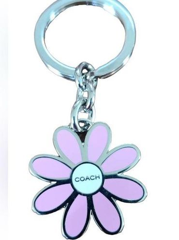 Coach Pink Daisy Key Chain Purse Charm Key Fob Keychain NWOT! NEW! - $32 -  From Angela