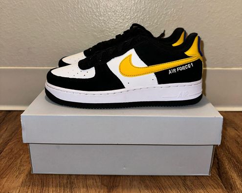 Nike Air Force 1 Low Black University Gold