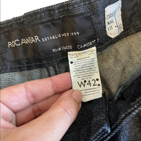 Rocawear dark blue black denim shorts size 42 - $41 - From Cynthia