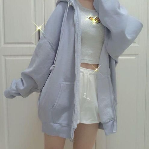 Brandy melville periwinkle hoodie Clearance