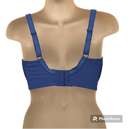 Chantelle C Elegant 4 Part Underwire Minimizer Bra 32 G Blue Size 32 H -  $17 - From Leah