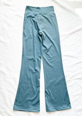 Aeropostale Blue Flex Crossover High Rise Flare Pants Size Small