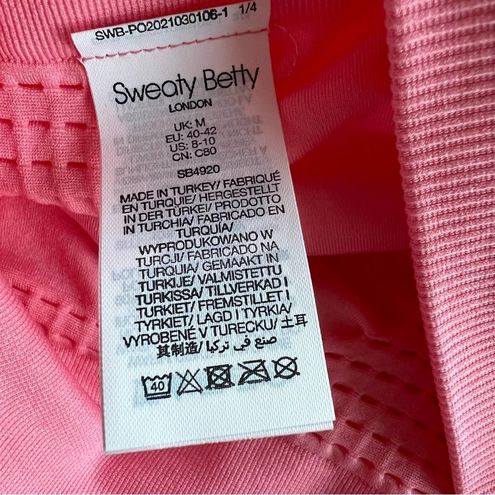 NWT Sweaty Betty Stamina Sports Bra Medium Calypso Pink