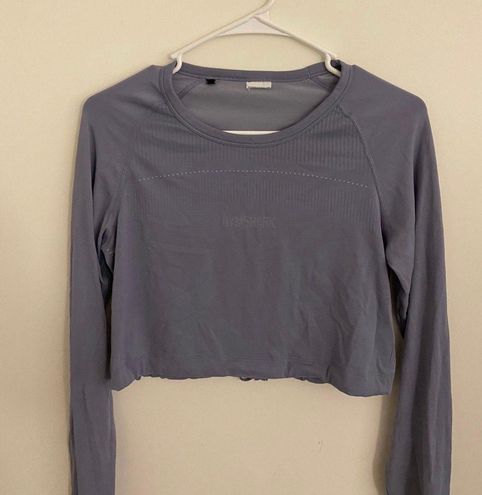 Sweat Seamless Long Sleeve Crop Top