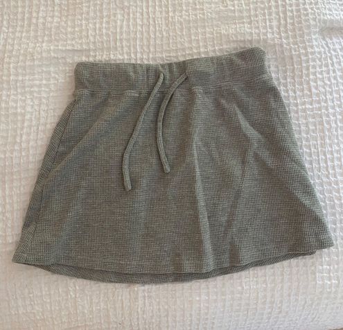 Halara Waffle Skirt Gray - $12 (50% Off Retail) - From Maddy