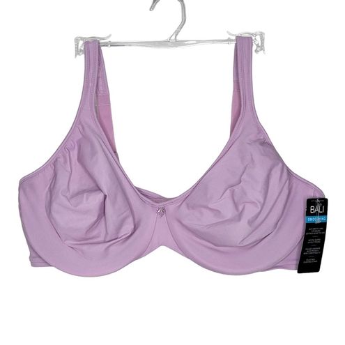 NWT Bali Passion for Comfort Underwire Bra 3383 42D Lilac Size