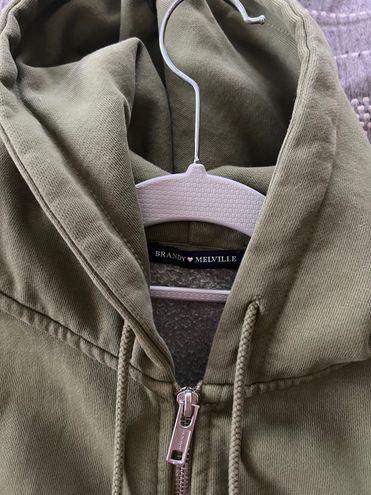 Brandy Melville Christy Hoodie (matcha-grün)