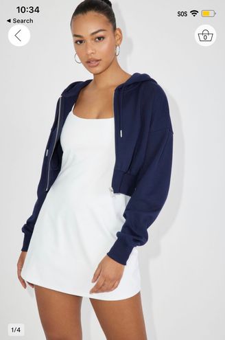 Garage Cropped Zippie Blue Size L - $27 (32% Off Retail) - From LAUREN