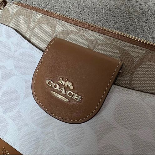 Coach Poppy Crossbody In Blocked Signature Canvas ca843