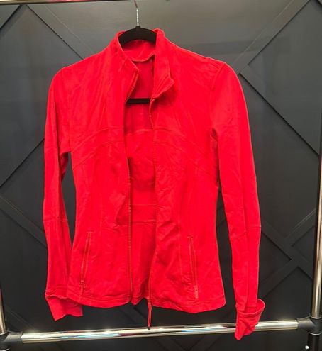 Lululemon Define Jacket Red Size 6 - $24 (79% Off Retail) - From Morgan