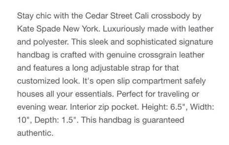 kate spade new york Cedar Street Cali Crossbody