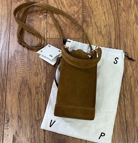 Tory Burch Spaghetti Strap Suede Large Bucket Bag