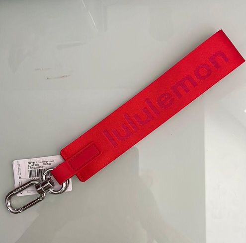 Lululemon Never Lost Keychain- Love Red/Sonic Pink - Accessories
