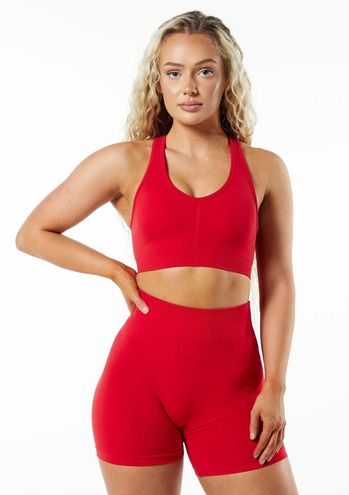 Alphalete Amplify Shorts 4.5” in Formula Red (Size: XS) - $65 - From Elaine