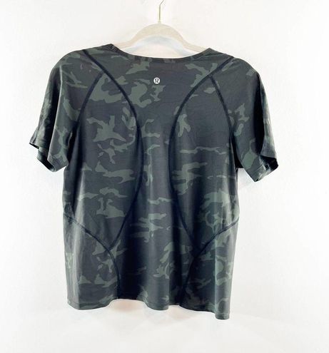 Lululemon Outrun the Heat Short Sleeve - Incognito Camo Multi