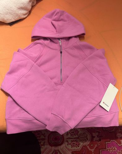 lululemon athletica, Tops, Lululemon Oversized Half Zip Scuba Light Pink  Ml