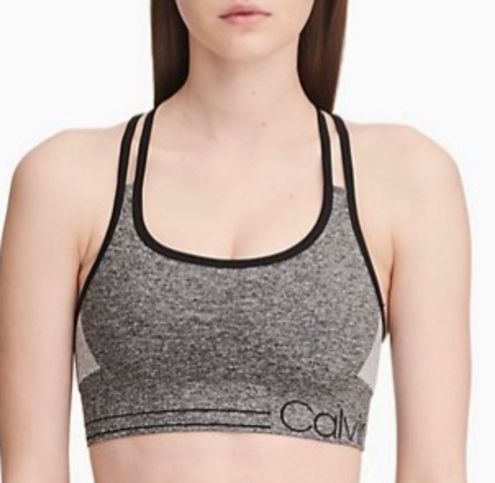Calvin Klein NWOT Performance Sports Bra Size Large Gray - $28 - From  Victoria