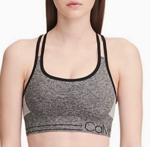 Calvin Klein NWOT Performance Sports Bra Size Large Gray - $28