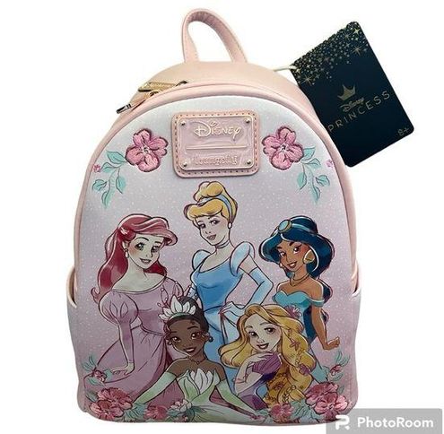 Loungefly Disney Princess Floral AOP Mini Backpack