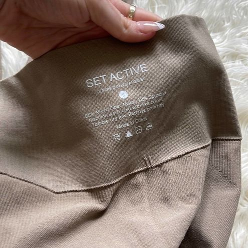 Set Active Sculptflex Legging in Sand - $40 - From becca