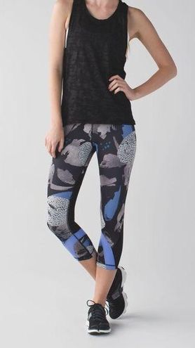 Lululemon Inspire Tight II *Full-On Luxtreme (Mesh) - Floral Sport