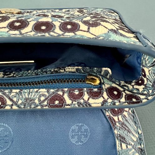Tory Burch Bahama Castillo Robinson Chain Leather Blue Floral Crossbody Bag  - $150 (53% Off Retail) - From Belle