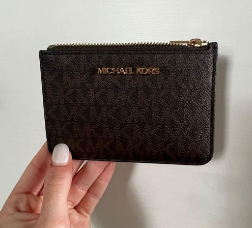 Michael Michael Kors Bags | Michael Kors Jet Set Travel Small Coin Pouch ID Black | Color: Black | Size: Os | Mfposhgal's Closet