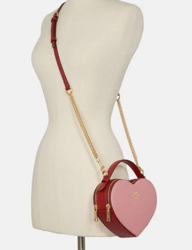 Coach very cute Heart Crossbody In Colorblock NEW Pink Size One Size - $490  - From Alessandra