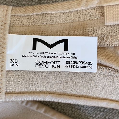 Maidenform New Comfort Devotion strapless multiway Tan Size 38 D