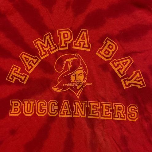 Urban Outfitters Tampa bay Buccaneers tie dye tshirt size small Red - $25 -  From Shrek