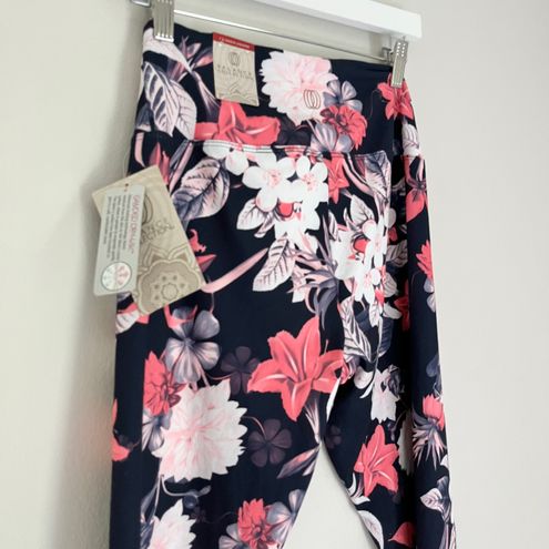 Balance Collection NWT Women's 7/8 Length Leggings Floral Blue Pink Size  Medium Multiple - $38 New With Tags - From Kyler