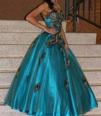 Sherri hill peacock dress Clearance