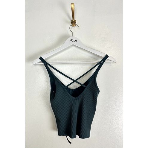 Vuori Rib Crop Tank in Stone Size X-Small - $42 - From Dina