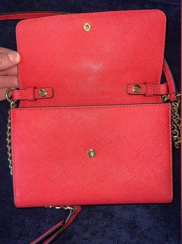 Michael Kors PRE-LOVED Saffiano Leather 3-in-1 Crossbody Red - $91 (69% Off  Retail) - From Melanie