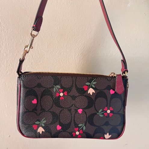 Coach Nolita 19 In Signature Canvas With Heart Petal Print c7659