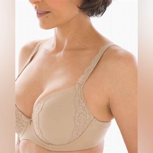 SOMA Intimates Embraceable Perfect Coverage Nude Lace Bra