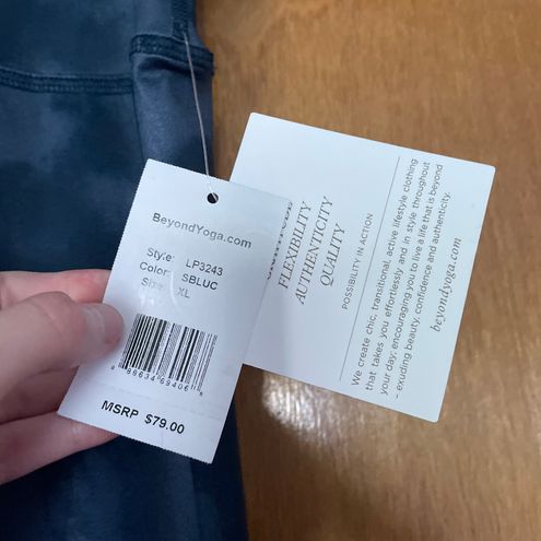 Beyond Yoga Lux High Waisted Midi Leggings in Stellar Blue Cloud Size XL -  $55 (30% Off Retail) New With Tags - From Callie