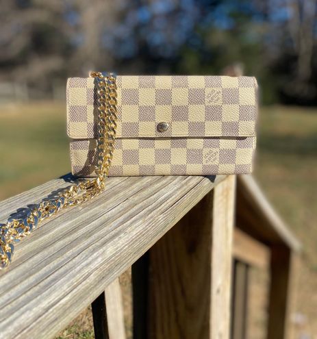 Louis Vuitton Damier Azure Crossbody Gold - $295 (77% Off Retail) - From  Brie