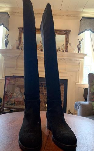 Tory Burch Caitlin stretch Over The Knee Boots Size 7 Black - $155 (61% Off  Retail) - From Kate