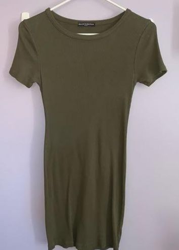 Brandy Melville Olive Green Tshirt Dress - $9 (67% Off Retail